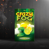 Кальянная смесь Crazy Fog 50 гр. Лимон Лайм