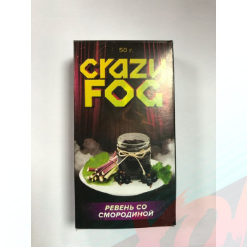 Кальянная смесь Crazy Fog 50 гр. Ревень с Смородиной