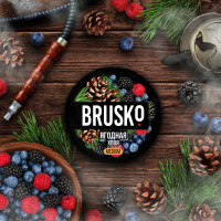 Кальянная смесь Brusko 50 гр. Medium Ягодная хвоя