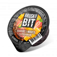 Кальянная смесь Brusko BIT 20 гр. Ананас Манго и Клубникой