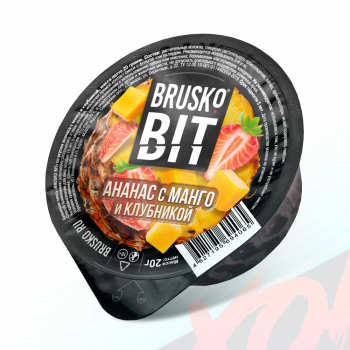 Кальянная смесь Brusko BIT 20 гр. Ананас Манго и Клубникой