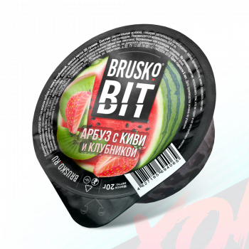 Кальянная смесь Brusko BIT 20 гр. Арбуз Киви и Клубника