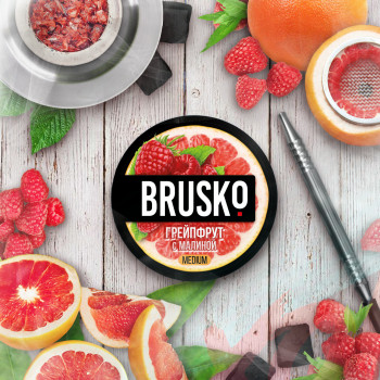 Кальянная смесь Brusko 50 гр. Medium Грейпфрут с малиной