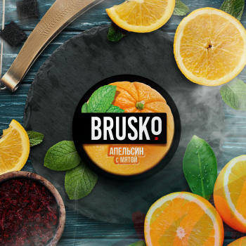 Смесь Brusko 50 гр. Апельсин с мятой