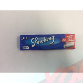 Сигаретная бумага Smoking King Size Blue + Tips Pack 33 шт