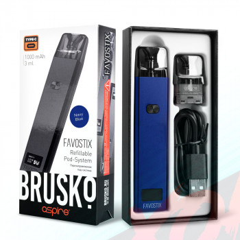 Pod-система Brusko FAVOSTIX, 1000 mAh, Blue