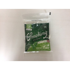 Сигаретные фильтры Smoking Slim Mentol 120 шт