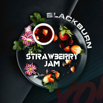 Табак для кальяна Burn Black 200 гр Strawberry Jam